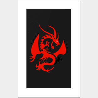 Red Dragon Posters and Art